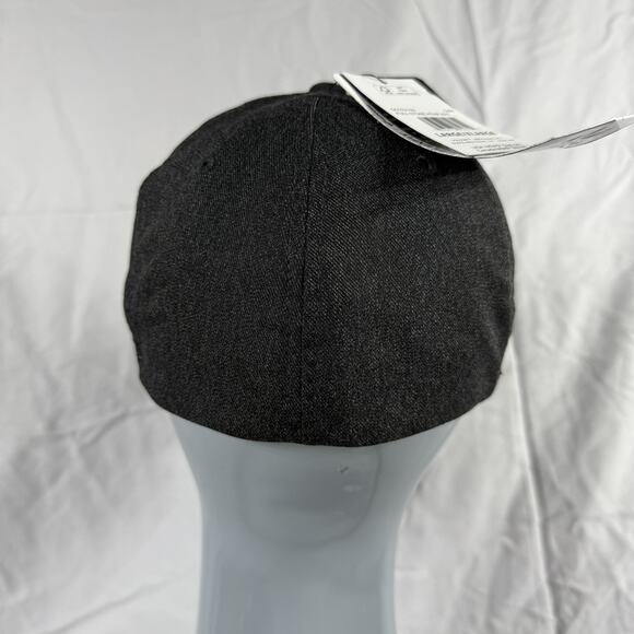 Volcom Hat Cap Fitted Mens Large XL Black Full Stone Heather Athletic Flexfit - Picture 6 of 10